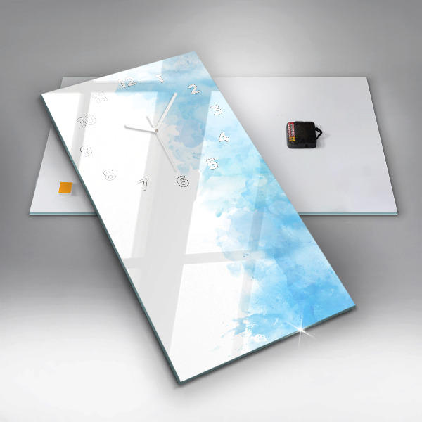 Vertikálne hodiny Maľované škvrny