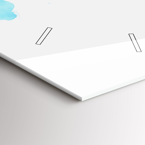 Vertikálne hodiny Maľované škvrny