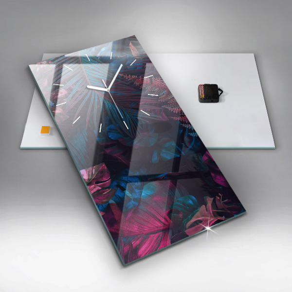 Vertikálne hodiny Exotické kvety