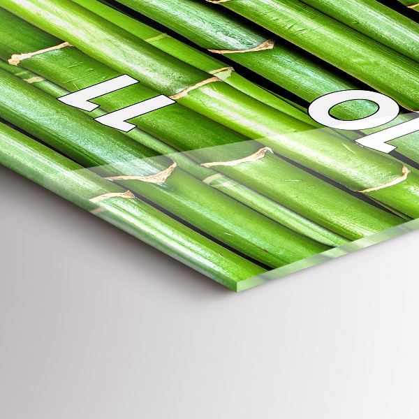 Vertikálne hodiny Ázijský bambus