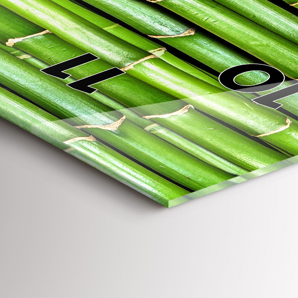 Vertikálne hodiny Ázijský bambus