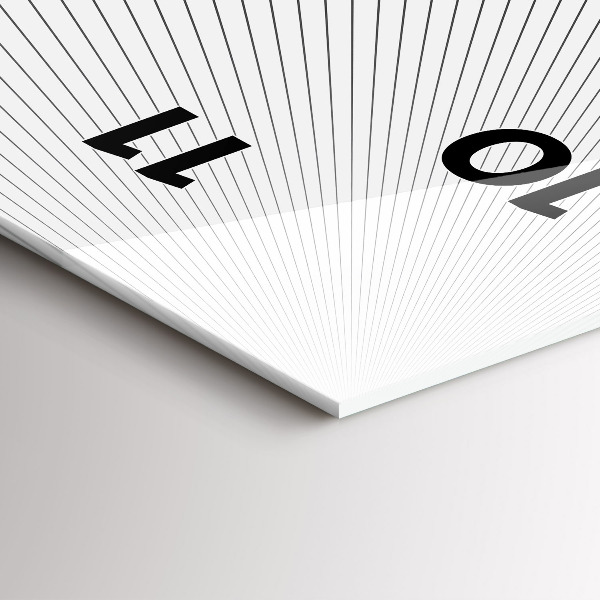 Vertikálne hodiny Abstraktné línie