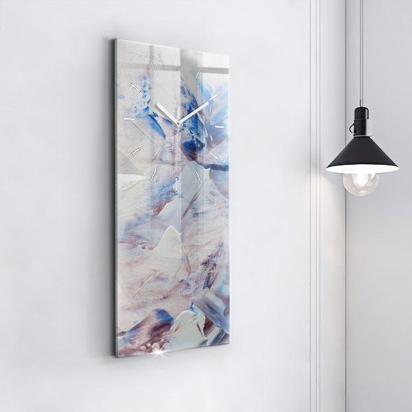 Vertikálne hodiny Abstraktné farby textúry