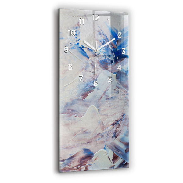 Vertikálne hodiny Abstraktné farby textúry