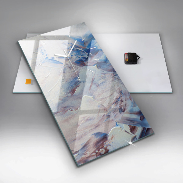 Vertikálne hodiny Abstraktné farby textúry