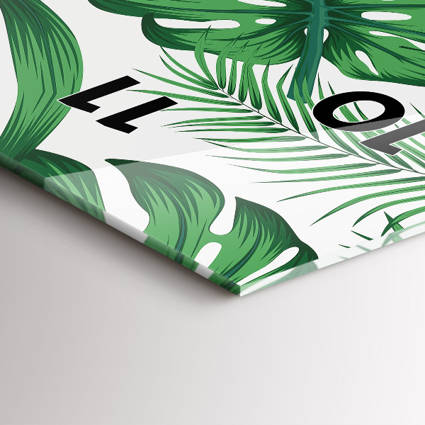 Vertikálne hodiny Monstera odchádza