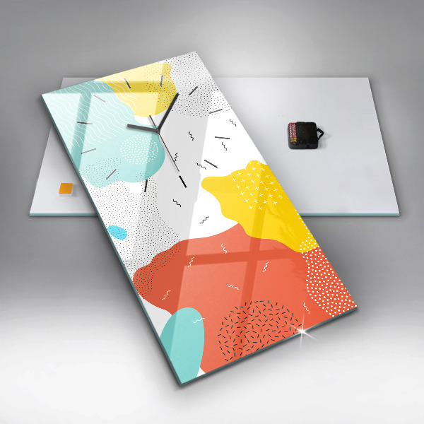 Vertikálne hodiny POP abstrakcia