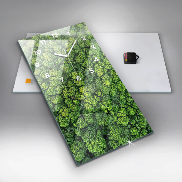 Vertikálne hodiny Les zhora