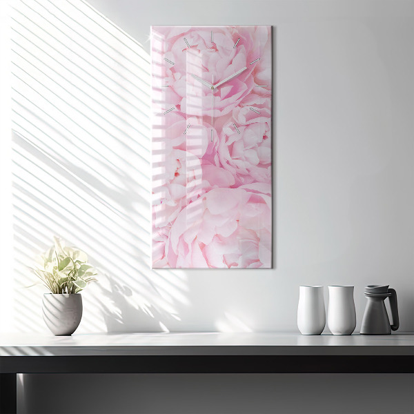 Vertikálne hodiny Kvitnúce kvety