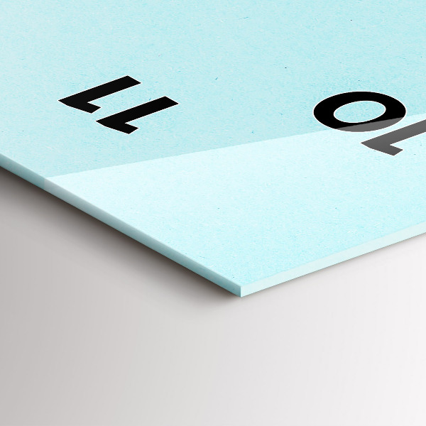 Vertikálne hodiny Pastelový vzor