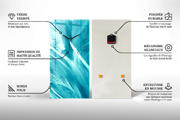 Vertikálne hodiny Stará kovová textúra