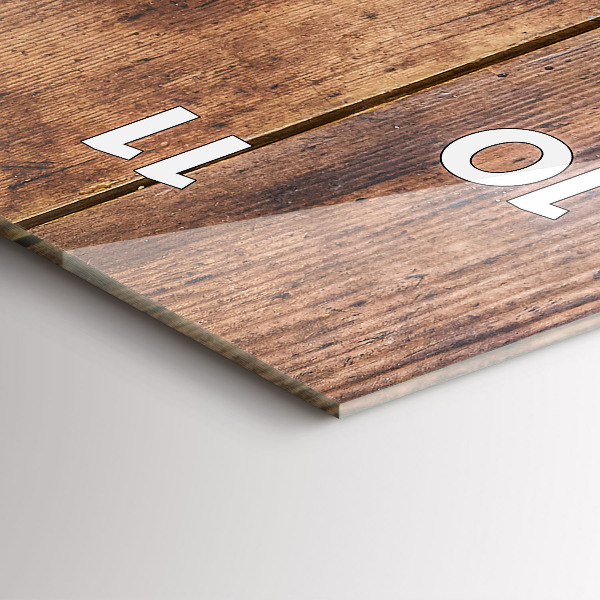 Vertikálne hodiny Rustikálne drevo