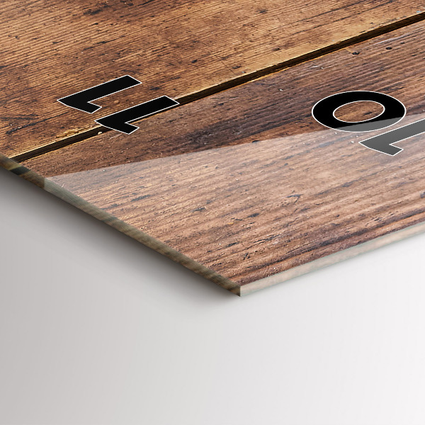 Vertikálne hodiny Rustikálne drevo