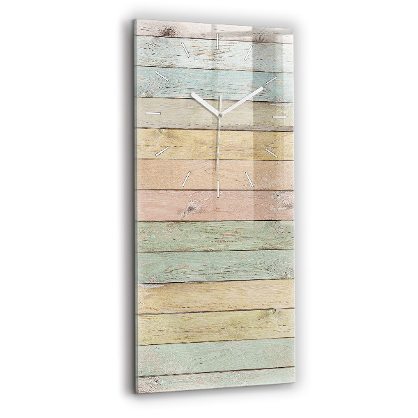 Vertikálne hodiny Farebné dosky