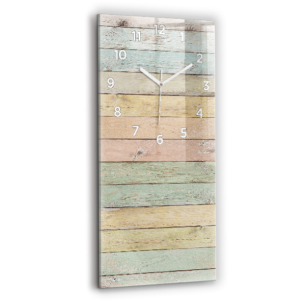 Vertikálne hodiny Farebné dosky