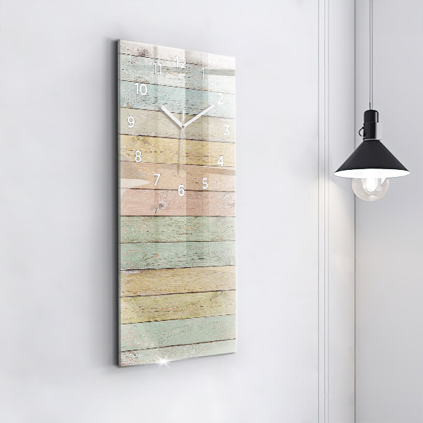 Vertikálne hodiny Farebné dosky