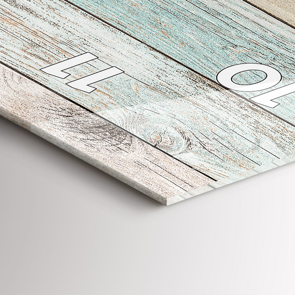 Vertikálne hodiny Farebné dosky