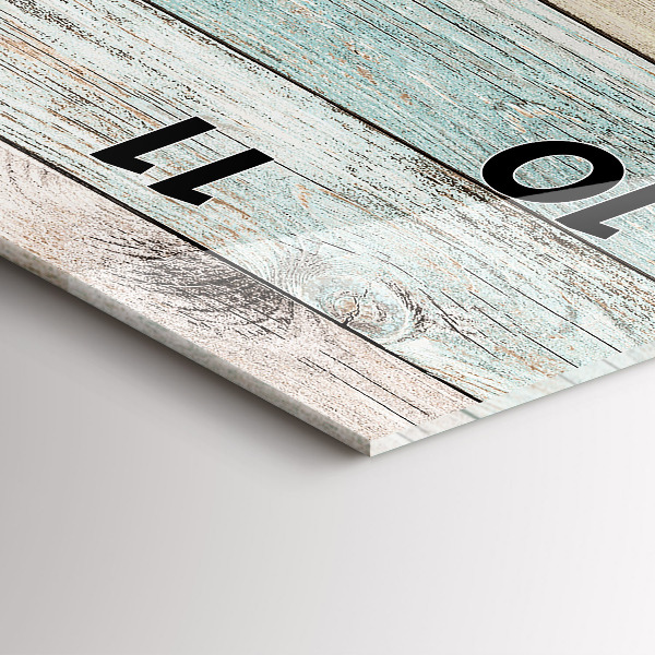 Vertikálne hodiny Farebné dosky