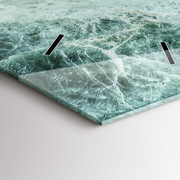 Vertikálne hodiny Textúra mramorového kameňa