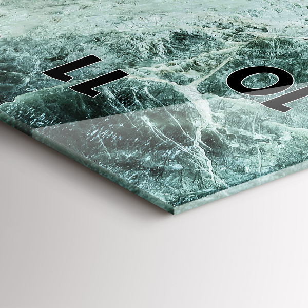 Vertikálne hodiny Textúra mramorového kameňa