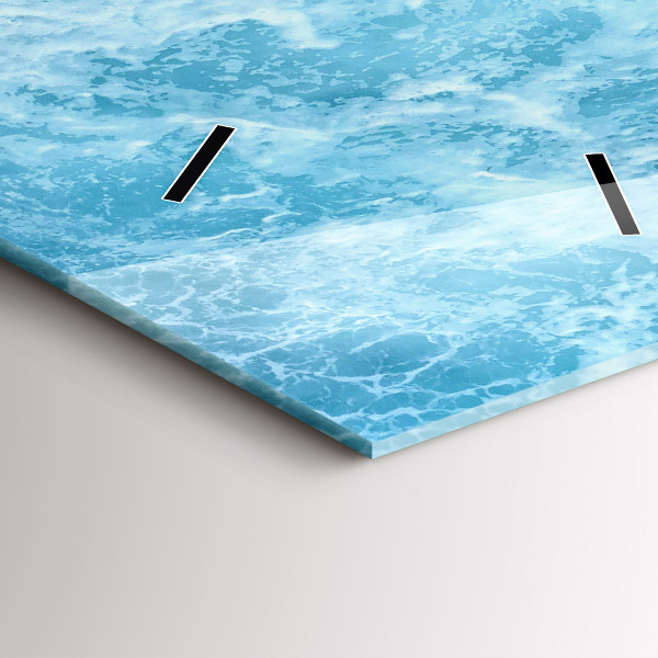 Vertikálne hodiny Morská voda