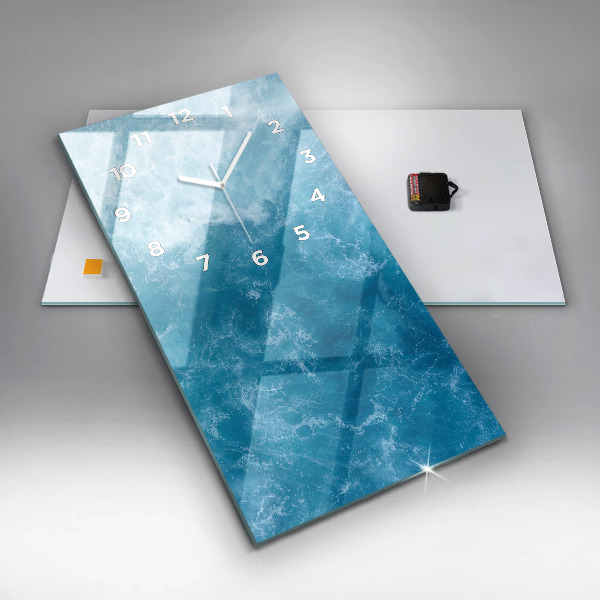 Vertikálne hodiny Morská voda