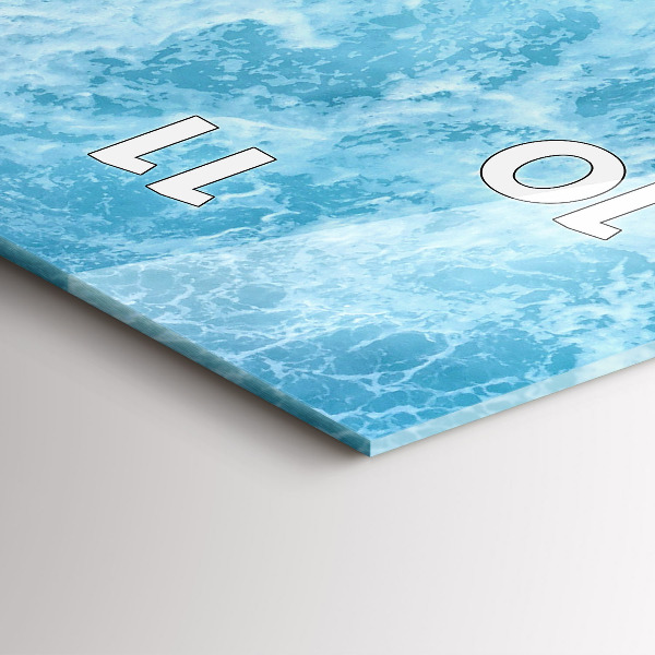 Vertikálne hodiny Morská voda