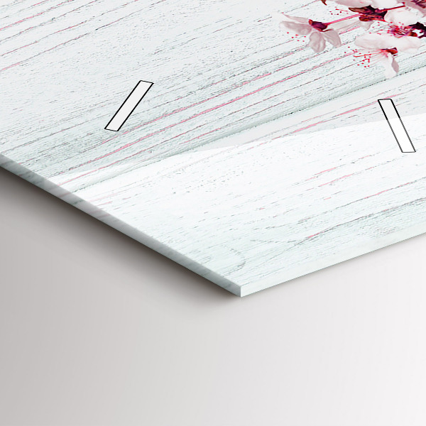 Vertikálne hodiny Jarné kvety