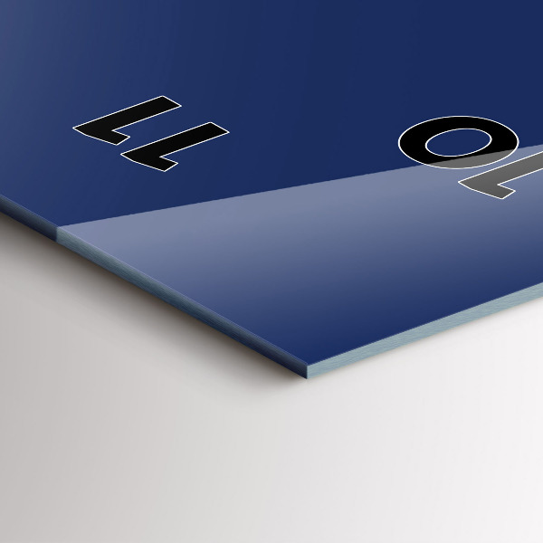 Vertikálne hodiny Námornícka modrá farba