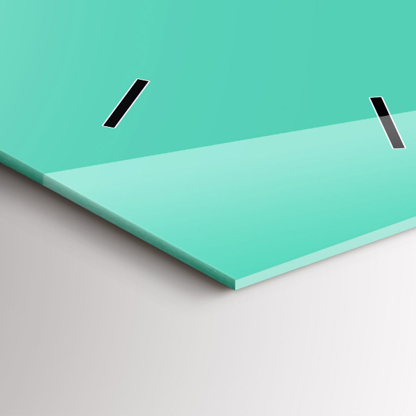 Vertikálne hodiny Tyrkysová farba