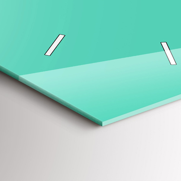 Vertikálne hodiny Tyrkysová farba