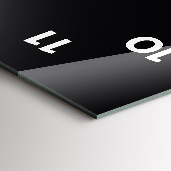 Vertikálne hodiny Farba: čierna