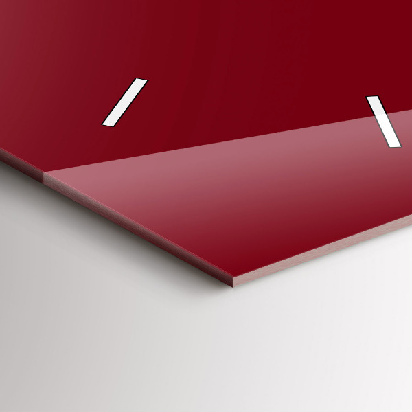 Vertikálne hodiny Bordová farba