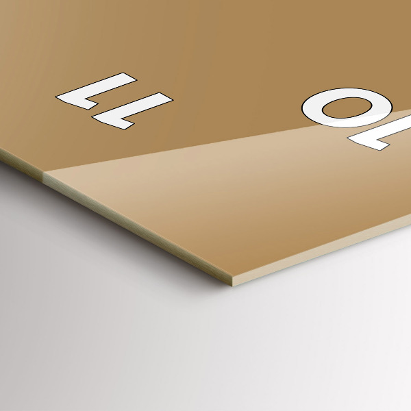 Vertikálne hodiny Tmavo béžová farba