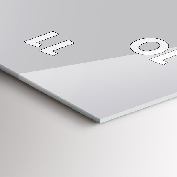 Vertikálne hodiny Svetlo šedá farba