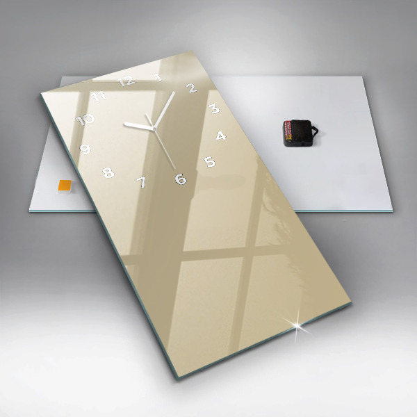 Vertikálne hodiny Béžová farba