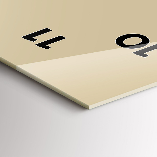 Vertikálne hodiny Béžová farba