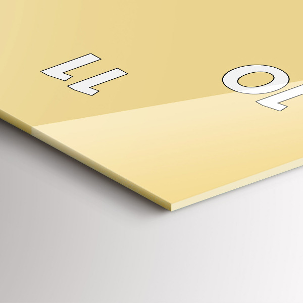 Vertikálne hodiny Krémová farba