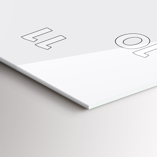 Vertikálne hodiny Farba tmavo biela