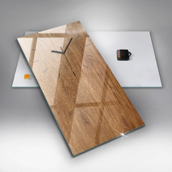 Vertikálne hodiny Svetlé drevo