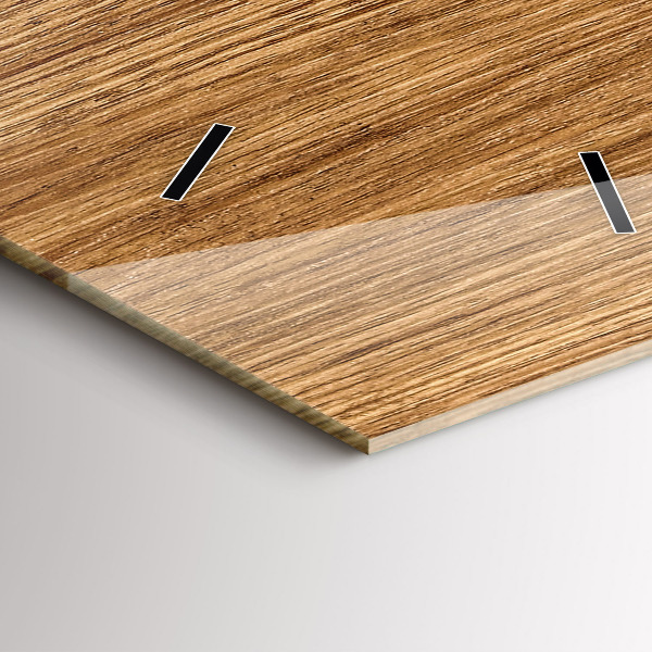 Vertikálne hodiny Svetlé drevo