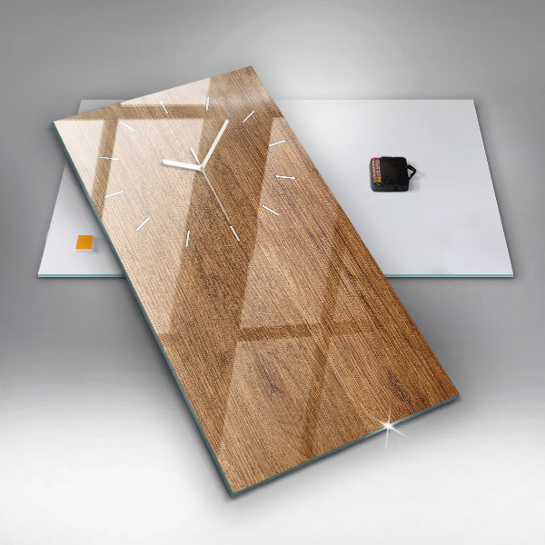 Vertikálne hodiny Svetlé drevo