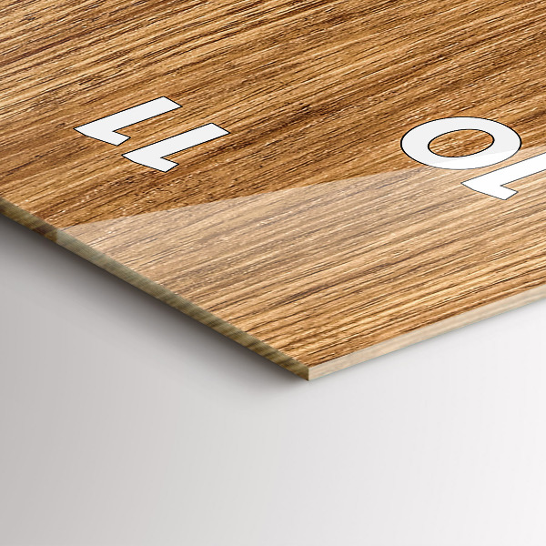 Vertikálne hodiny Svetlé drevo