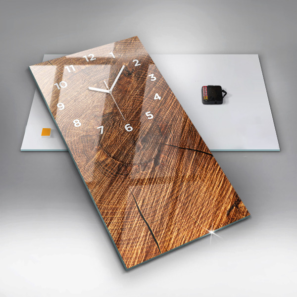 Vertikálne hodiny Dekoratívne drevo