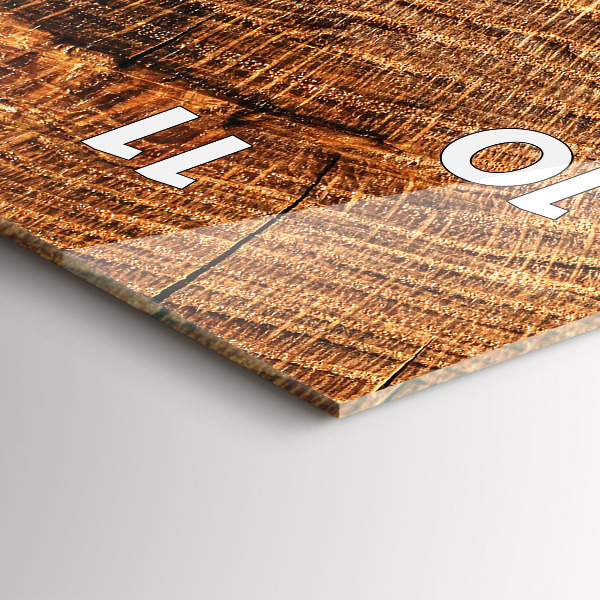 Vertikálne hodiny Dekoratívne drevo