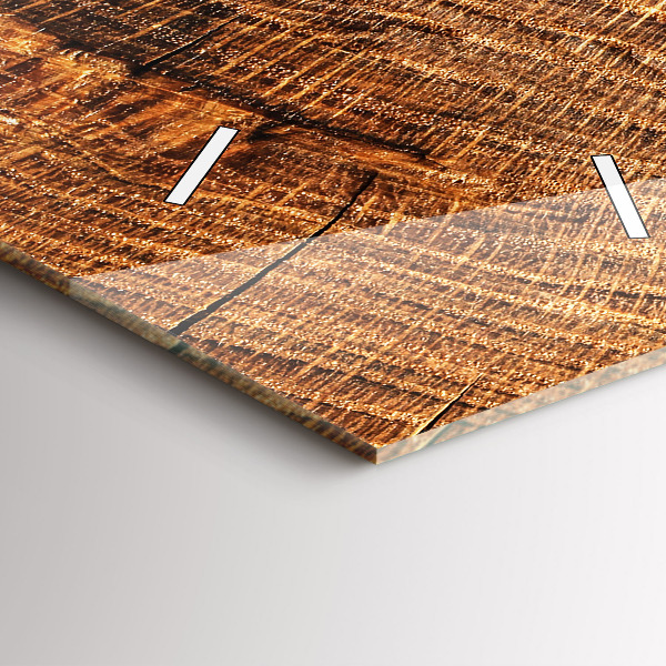 Vertikálne hodiny Dekoratívne drevo