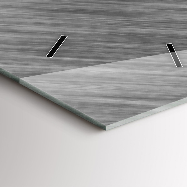 Vertikálne hodiny Kovová stena