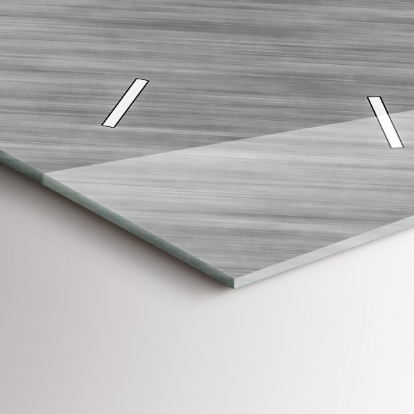 Vertikálne hodiny Kovová stena