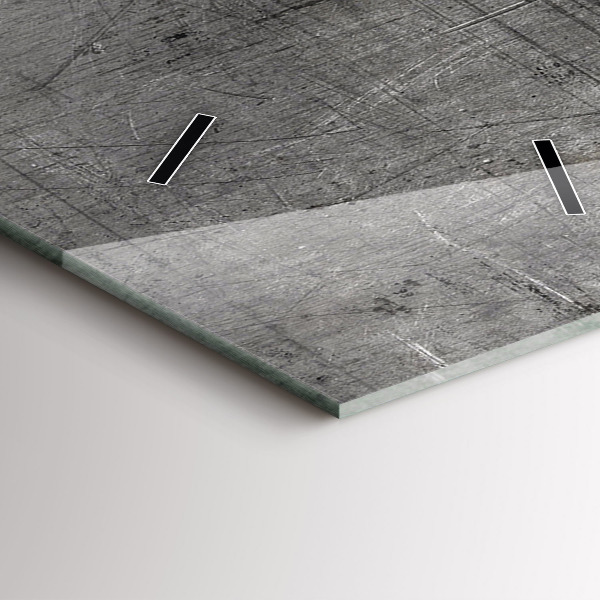 Vertikálne hodiny Kovová stena