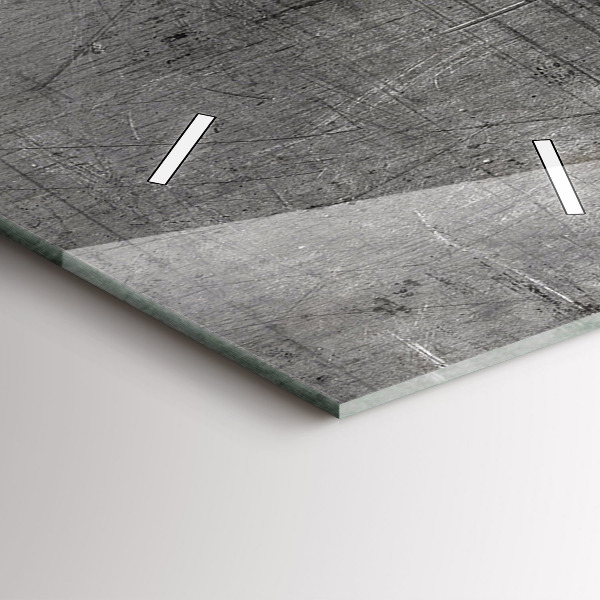 Vertikálne hodiny Kovová stena